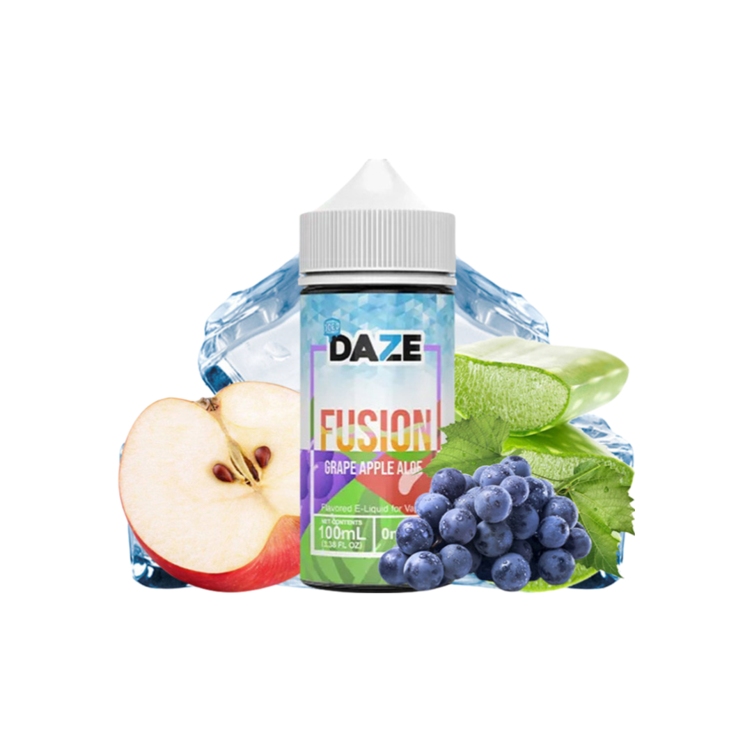 7 Daze Fusion 100ml Grape Apple Aloe - Nho Táo Lô Hội